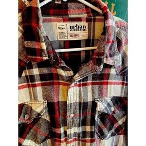 Long Sleeve Button front‎ Men's Shirts Urban Pipeline,XXL,lMulti Color